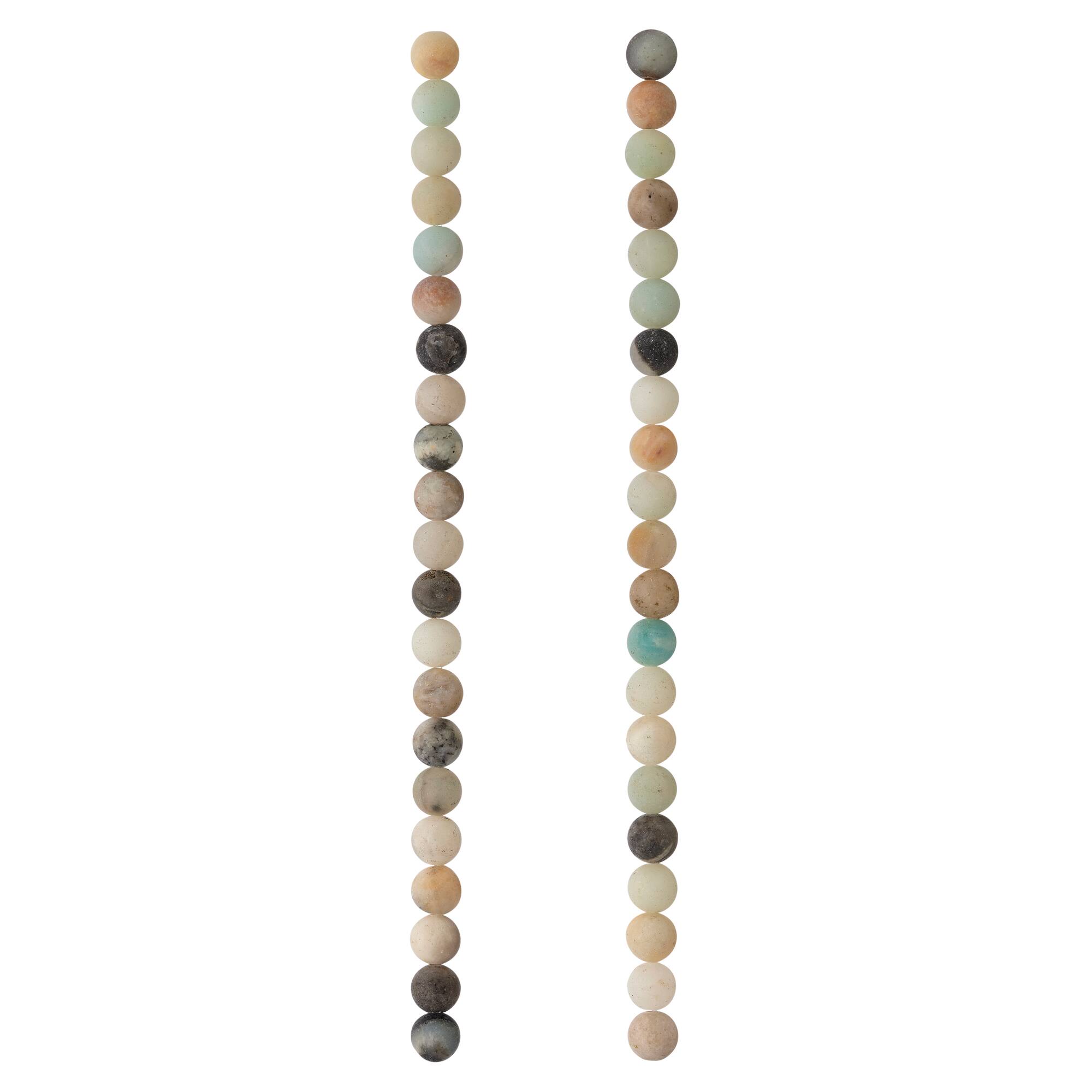 Matte Amazonite Round Beads, 6mm by Bead Landing™